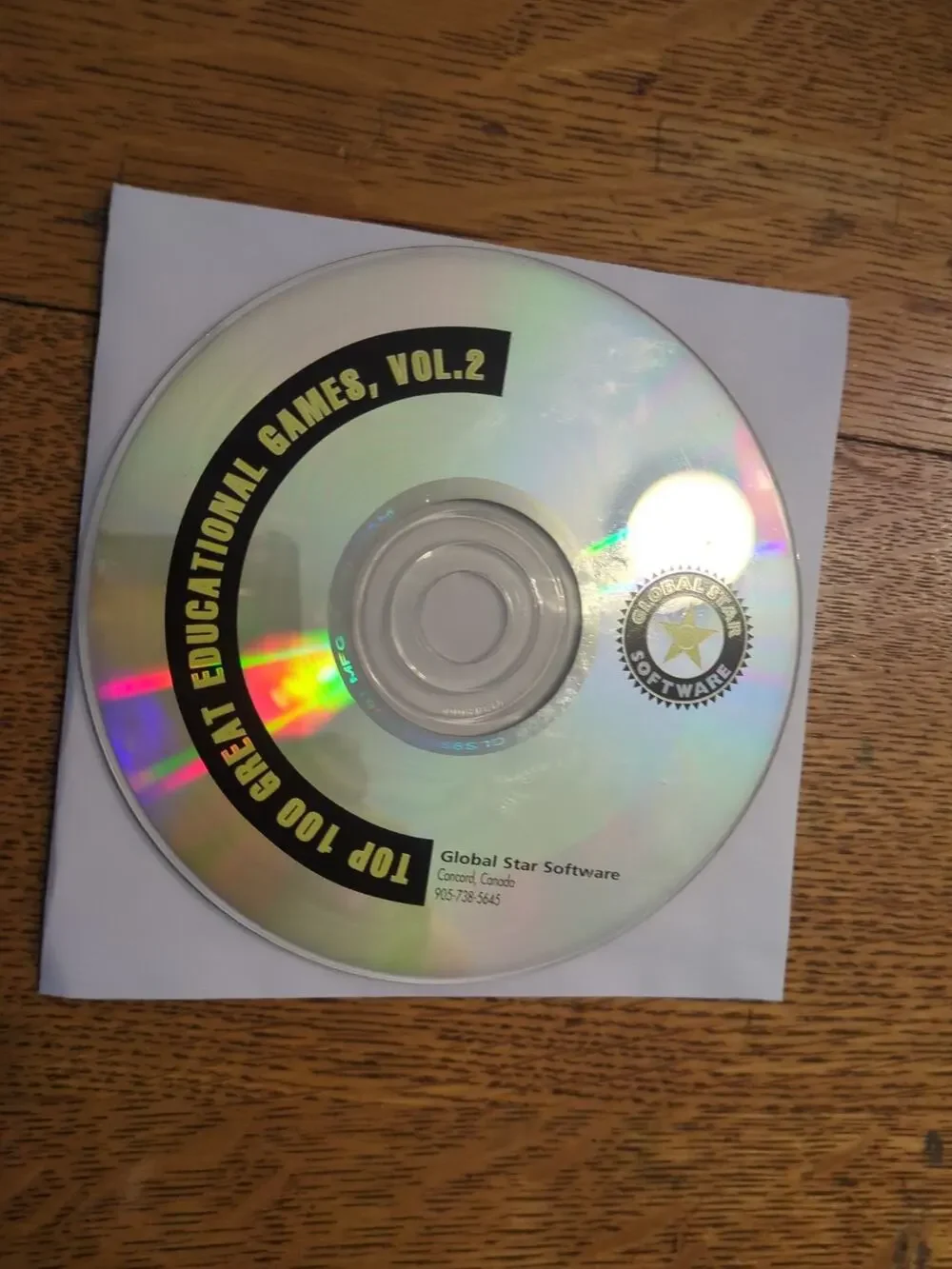 top 100 great educational games global star Vol 2 cdrom disc only